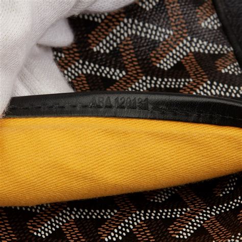 goyard jaune|authentic goyard bags serial number.